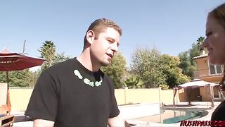 Pretty Sindee gets her pussy railed by Sean’s monster-sized cock