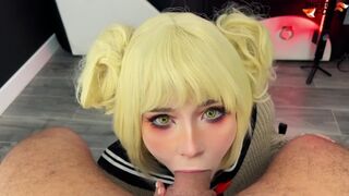 Himiko Toga gets fucked after the exam, using her lucky charm to protect her