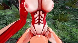 Attack on Titan Halloween Special featuring a steamy scene with Annie Archer