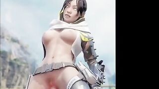 Apex Legends compilation with the hottest scenes, featuring Loba and Wraith in steamy action