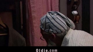 A grandfather punished his granddaughter for disrespect