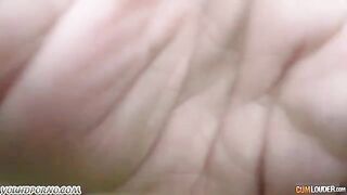 The blondie was caught on the street and got her ass torn off
