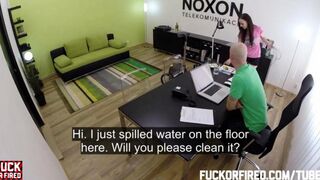 When applying for a job, do not forget to give the ass to the boss