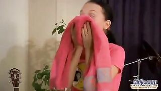 A girl is fucking with her grandfather in the anal, it’s a taboo thing