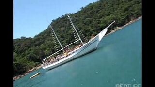 A lot of bitches are ready to get fucked on a yacht