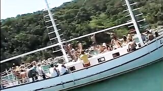 A lot of bitches are ready to get fucked on a yacht