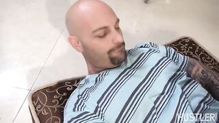 Nurse with big natural boobs helps patient with impotence