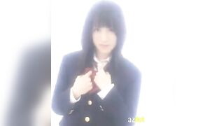 Japanese school uniform 18+ masturbation video