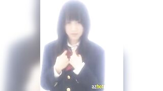 Japanese school uniform 18+ masturbation video