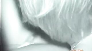 The guy licked the hairy pussy of his sleeping Asian step-sister