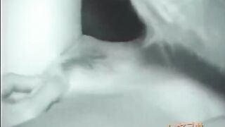 The guy licked the hairy pussy of his sleeping Asian step-sister