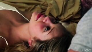 A husband had to fuck his wife as she overslept and woke up in a bad mood
