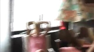 Peeping under the skirt of a hot teen is epic