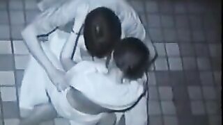 He lowered his pants and began to fuck girlfriend