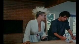 Hot group sex with guys and girls in a retro setting