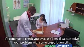A doctor checks on his patient and gets intimate