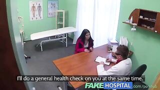 A doctor checks on his patient and gets intimate