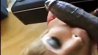 A black man with a big dick fucks two women in an interracial threesome
