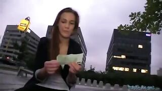 The beautiful woman was picked up and fucked right on the street, no need to wonder