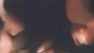 A vintage blowjob scene featuring a woman who loves sperm