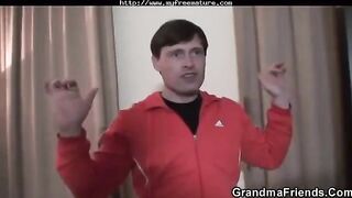 Sex with a grandfather and grandmother can make the guy a real man