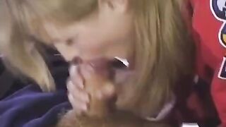 The fan gave the hockey player herself to fuck in anal during the game