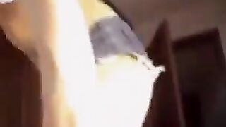 Hot Russian camwhore with juicy natural boobs gets naked and masturbates