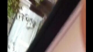He could jerk off his big cock right on the street, but it's better to do it at home