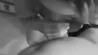 The girl is not shy about sucking cock and swallowing cum