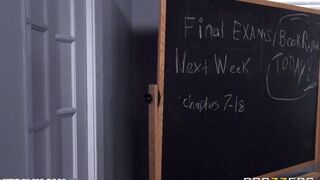A student girl is fucking with her teacher man