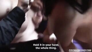 A drunk orgy at home with a pregnant woman involved