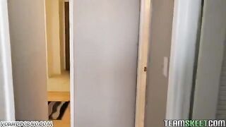 A student fucks a girl in a hostel, it was a great sex