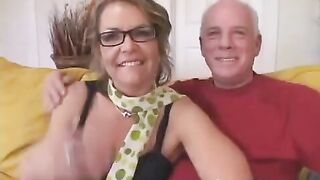 The old grandfather allowed his wife to have sex with a student
