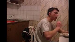 Raped mom in the kitchen, even more exciting than normal sex