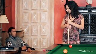 The guy made a cunny licking for his girlfriend with care