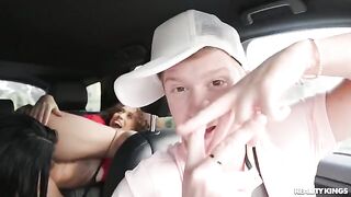 A pick up guy found a girl and fucked her for money