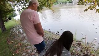 Feeding ducks with beaver and creampie porn with Serina Gomez - Part 1