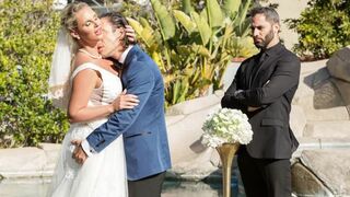 BrideZZilla: A Fuckfest At The Wedding part 3 - hot bride in stockings gets fucked