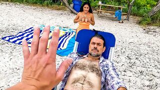 Labor Day became not so lame after a hot sex on the beach