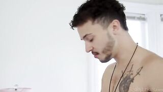 A hot nympho is getting a sexy haircut at home with her wife