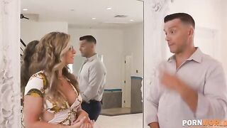 Cory Chase, the busty blonde MILF, gets her anal hole railed by a real estate agent