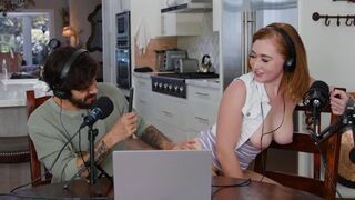 A juicy bitch was fucked during the podcast on the first person
