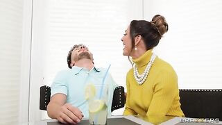 Suburban woman fucked by her husband's friend