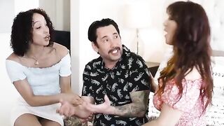 A rich guy is having sex with a girl because of his loneliness