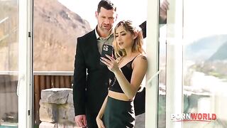 The pool guy gets a blowjob from cheating housewife Veronica Leal