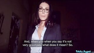 A teacher with glasses also wants to have sex