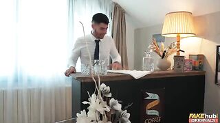 The man wants to experience the taste of a beautiful woman’s mouth