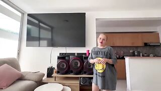 I finished and put my dick in my mouth, just like the passionate homemade scenes