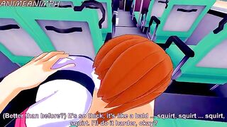 Ochaco Uraraka fucked by Midoriya in 3D hentai