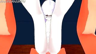 Spider Demon (Mother) fucks with Tanjiro Kamado in 3D hentai